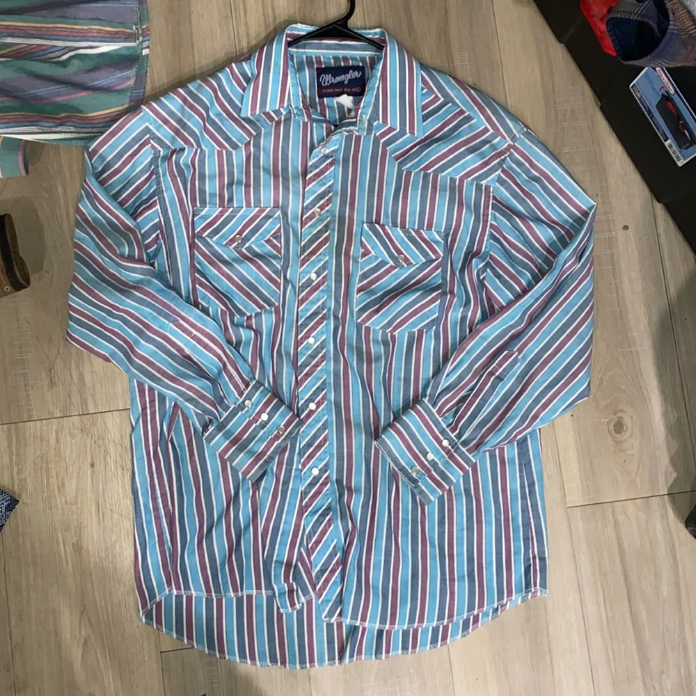 Vintage wrangler pearlsnap